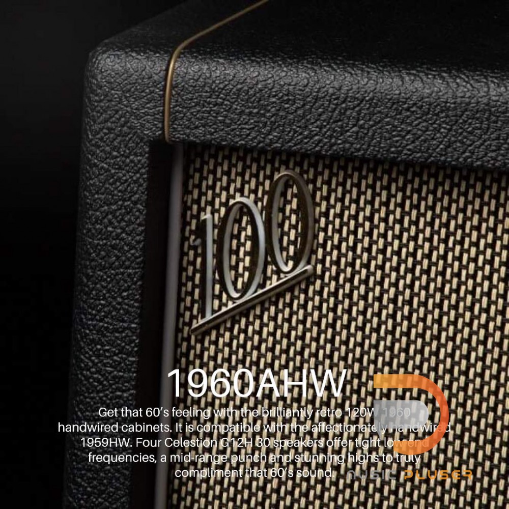 Marshall 1960AHW Cabinet ตู้แอมป์กีต้าร์  ใช้ดอกลำโพงCelestion G12H-30 reissue speakers 4x12" ขนาด 1