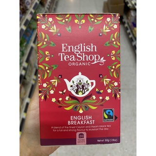 ใบชาดำ ชนิดซอง ตรา อิงลิช ที ชอป 50 G. English Breakfast ( English Tea Shop Brand ) อิงลิช เบรคฟาสต์