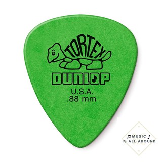 ปิ๊กDunlop รุ่น TORTEX STANDARD ปิ๊กเต่าเขียว 0.88 mm (Made in USA)