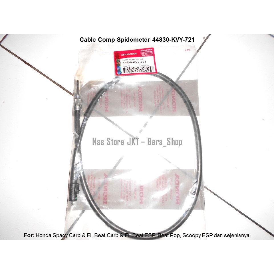 Beat Spacy Scoopy สายวัดความเร็ว Comp Speedometer 44830-KVY-721