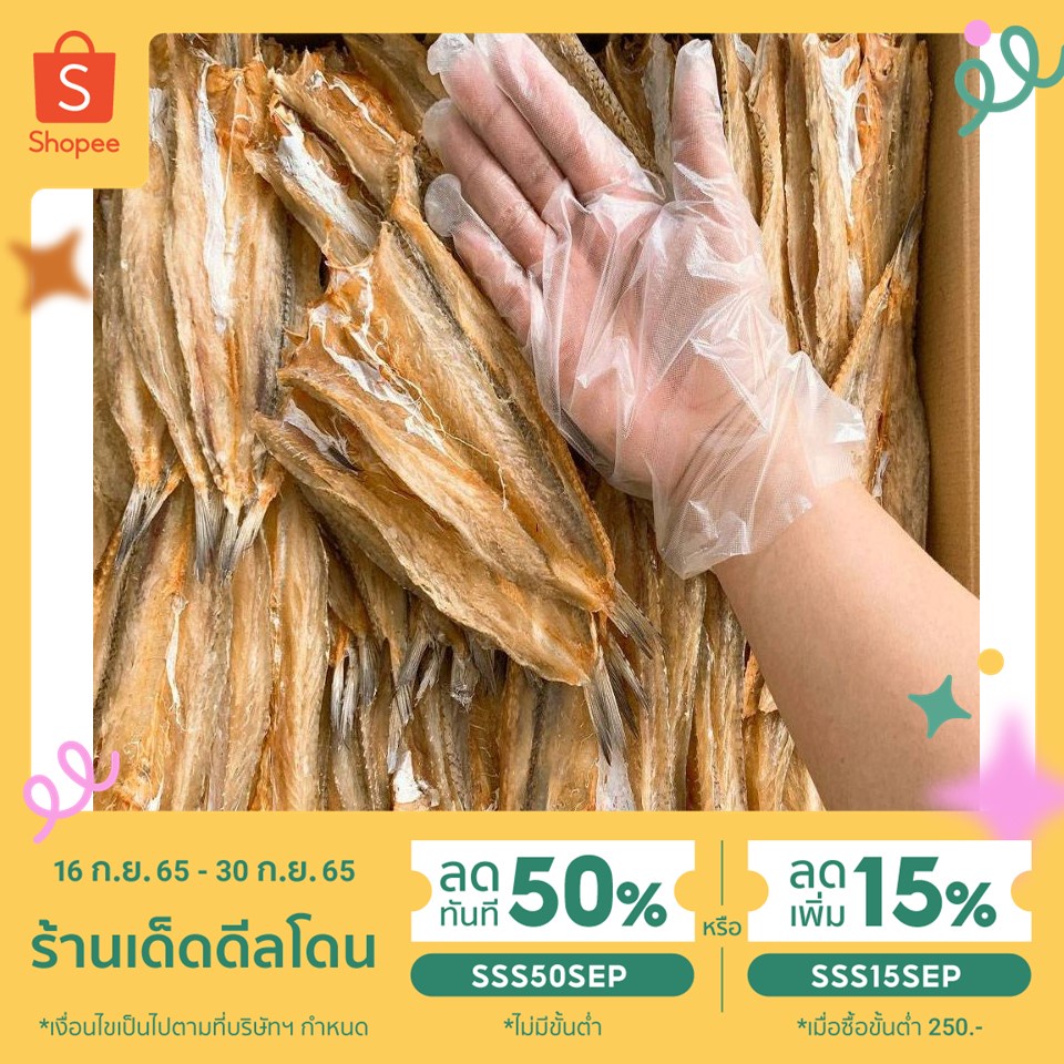 ส่งฟรี  ปลาช่อนทะเล (ใหญ่ / ผ่าเล็ก) สดใหม่ ทอดได้ ย่างได้  อร่อย (คุ้มและอร่อย) 500กรัม
