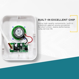 กระดิ่งประตูพลาสติก แบบมีสาย DC12V แบบเปลี่ยน สําหรับระบบควบคุมการเข้าถึง