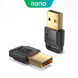 llano USB Bluetooth 5.0 Dongle Adapter 5.0 for PC Speaker Wireless Mouse Music Audio Receiver Transmitter