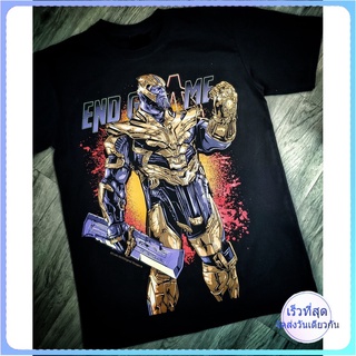 BT 0 Thanos End Game เสื้อยืด สีดำ BT Black Timber T-Shirt ผ้าคอตตอน สกรีนลายแน่น S M L XL XXL