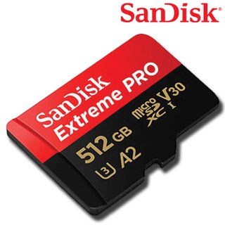 SANDISK EXTREME PRO Micro SDXC UHS-I 512GB read 170MB/s Write 90MB/s (SDSQXCZ_512G_GN6MA) รับประกัน Lifetime โดย Synnex