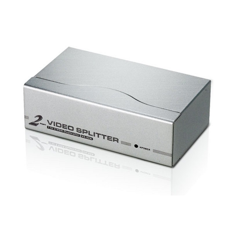 ATEN 2-port VGA splitter (350MHz) ต่อสัญญาณ VGA เข้า1 ออก2 รุ่น VS92A