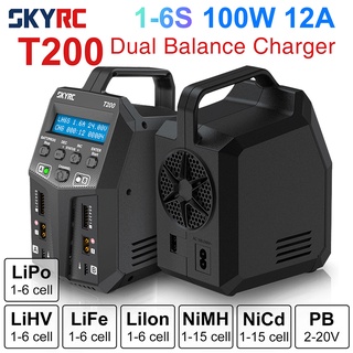 Skyrc T200 AC/DC Lipo ที่ชาร์จแบตเตอรี่ แบบสมดุลคู่ สําหรับรถบังคับ Traxass