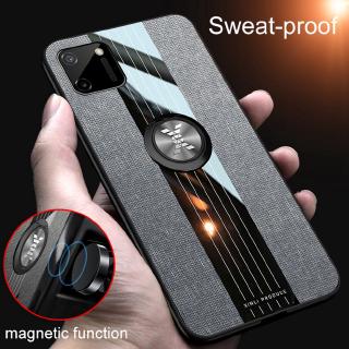 เคสเรียวมี Realme C11 Soft TPU Magnetic Car Finger Ring Holder เคส Realme C11 Back Case