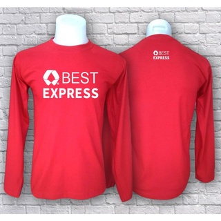 เสื้อแขนยาว Best Express คอกลม ผ้าคอตตอน100%32 ราคาถูก