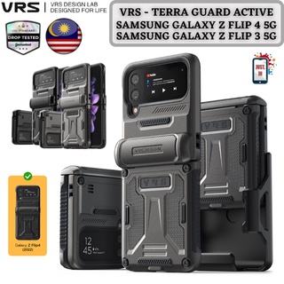 เคสโทรศัพท์มือถือแบบแข็ง กันกระแทก ลาย VRS DESIGN TERRA GUARD สําหรับ Samsung Z Flip 4 5G Z Flip 3