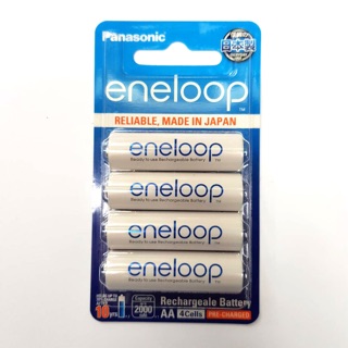 ถ่านชาร์จ Panasonic eneloop AA 4 ก้อน ของแท้ บริ