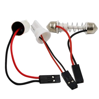 ขั้ว T10 Ba9s แคปซูล Festoon Adapter สำหรับแผงไฟ LED ไฟเพดาน ไฟส่องแผนที่