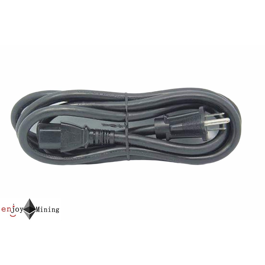 สายไฟAc Power ยี่ห้อI-SHENG ขนาด 14 AWG 3*2.08 sqmm (รับไฟได้15แอมป์) สายไฟสำหรับ PSU Asic