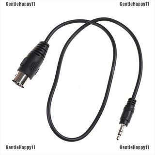 Gentle「1x Din 5 Pin Din MIDI ปลั๊กตัวผู้ เป็น 3.5 มม. แจ็คเสียงสเตอริโอ ตัวผู้ 50 ซม.