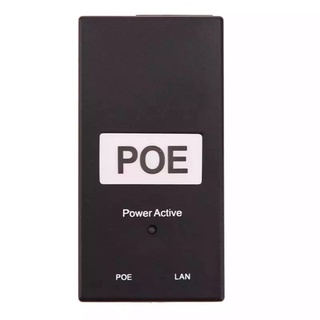 POEแหล่งจ่ายไฟDC 24V 0.5A 24W 1.5A Desktop POE Injector Ethernet Adapter CCTV 12V,24V,48V