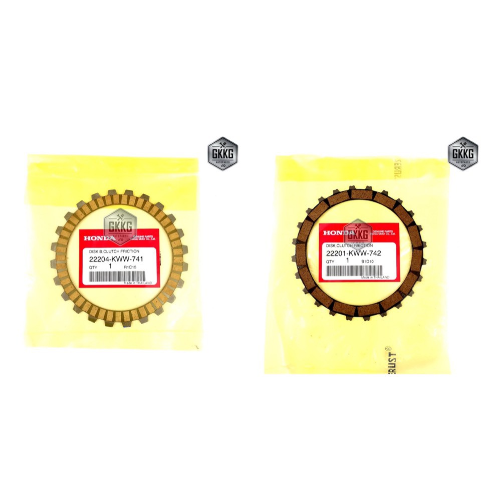 แผ่นคลัทช์ แท้ศูนย์ HONDA WAVE110i DREAM110i SUPER CUB (2011-2024) รหัสสินค้า22201-KWW-741 22201-KWW