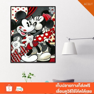 ACT❖5D DIY Full Drill Diamond Painting Cartoon Mouse Cross Stitch Embroidery
