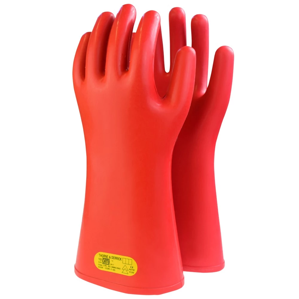 ถุงมือกันไฟฟ้าดูด CLASS 1 (7,500 Volt) THORNE & DERRICK CATU (1 pair)