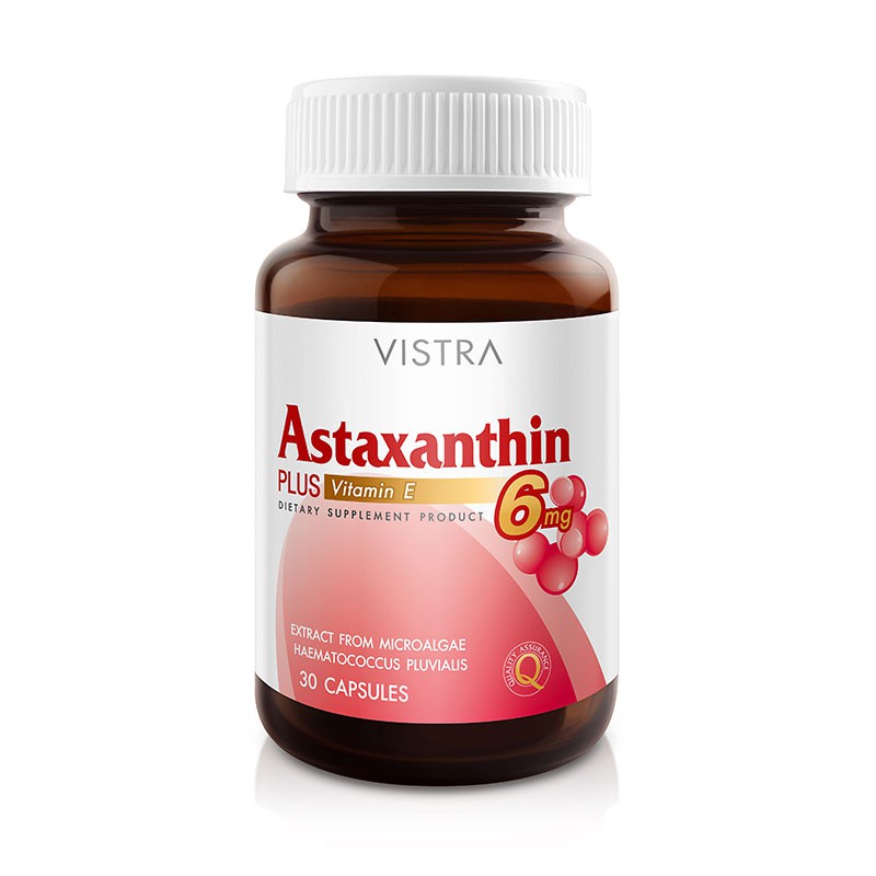 VISTRA Astaxanthin 6 mg (30 แคปซูล)
