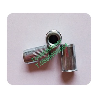 Rivet Nut รีเวทนัท เหล็กชุบซิงค์ แบบปีกบาง M3 M4 M5 M6 M8 M10 ( 20 ลูก / ชุด)