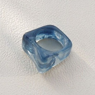 R14 : Blue Resin Ring 🔵 แหวนเรซินสีน้ำเงิน 🔷️