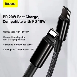 🔥ถูก/แท้🔥Baseus สายชาร์จ LN USB-C สายถัก ชาร์จเร็ว PD 20W