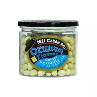 มิตรชาวไร่ ถั่วลิสงอบกรอบกระปุกใหญ่ รสดั้งเดิม Mit Chaow Rai Coated Peanuts Original Flavour (2x130g)