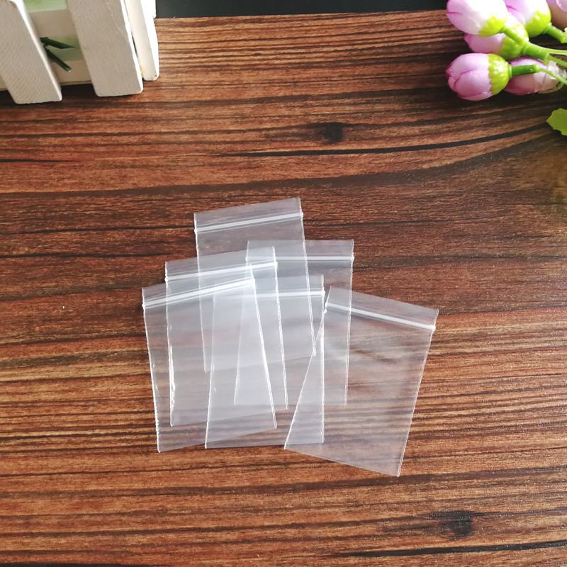 ถุงซิป WHITE FRAME บางเฉียบ 100 ใบ ขนาดตั้งแต่ 4x5 ถึง 10x8