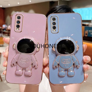 เคส ITEL P36 เคส ITEL P37 เคส ITEL S16 เคส ITEL S17 Vision 1 Pro Case Tecno Camon 15 Case Tecno Camon 16 Case Tecno Camon 18 Luxury Cute Silicone 3D Astronaut Stand Phone Cover Case โทรศัพท์มือถือ ซิลิโคน ลายนักบินอวกาศ พร้อมขาตั้ง หรูหรา สําหรับ