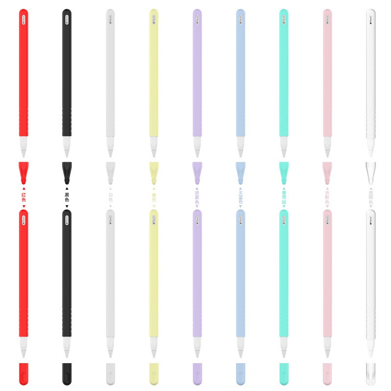 Apple Pen Pencil รุ่นที่สองฝาครอบป้องกันพิเศษ ipencil2 ปลอกปากกาปลายปากกาฝาปากกาป้องกันการสูญหายสติกเกอร์โปร 2 รุ่นกล่อ