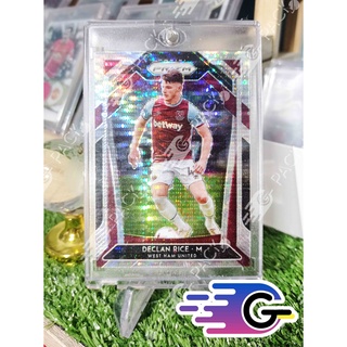 การ์ดนักฟุตบอล 2020-21 Panini Prizm EPL declan rice Silver Breakaway Prizm #188  (แถม Topload+teambag)