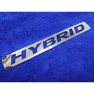 โลโก้ตัวหนังสือ ( HYBRID ) สี น้ำเงิน/ชุบ ราคา ต่อชิ้น