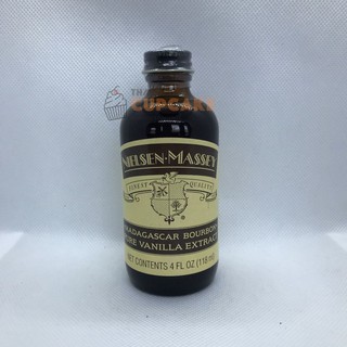 กลิ่นวนิลา Nielsen Massey เนลสัน มาสซี่ Pure Vanilla Extract 118 มล. 1 ชิ้น