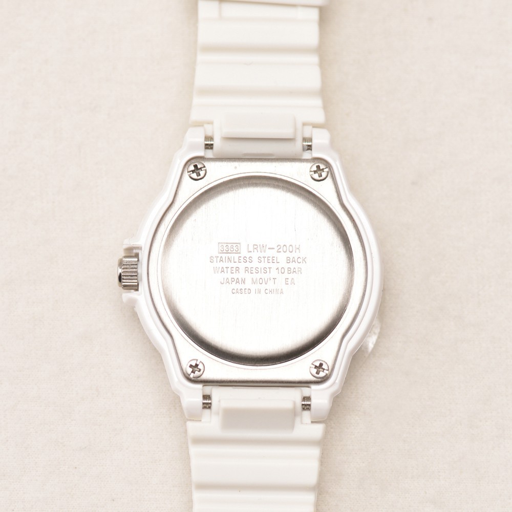 CASIO สายนาฬิกาข้อมือหนัง Pu สีดําสําหรับ Casio Lrw - 200 H