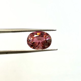 Natural 3.41cts SI1 Pink Tourmaline Oval Mozambique Fancy Intense No Treatment