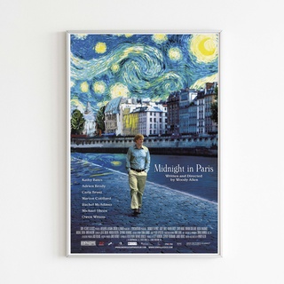 Midnight in paris  Poster โปสเตอร์ภาพขนาด 33X48 cm