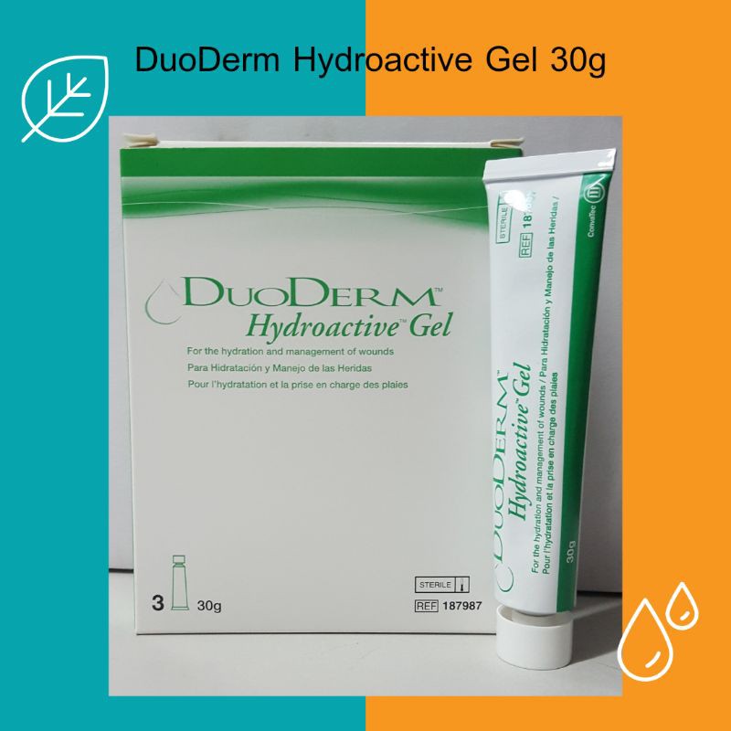 DuoDerm Hydroactive Gel  เจลทาแผลกดทับ แผลเบาหวาน ขจัดเนื้อตาย ช่วยให้แผลหายเร็ว ขนาด 30 กรัม