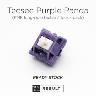 Tecsee PME Purple Panda (เสาก้านยาวสัมผัส) สวิตช์เชิงกล สําหรับคีย์บอร์ดเชิงกล