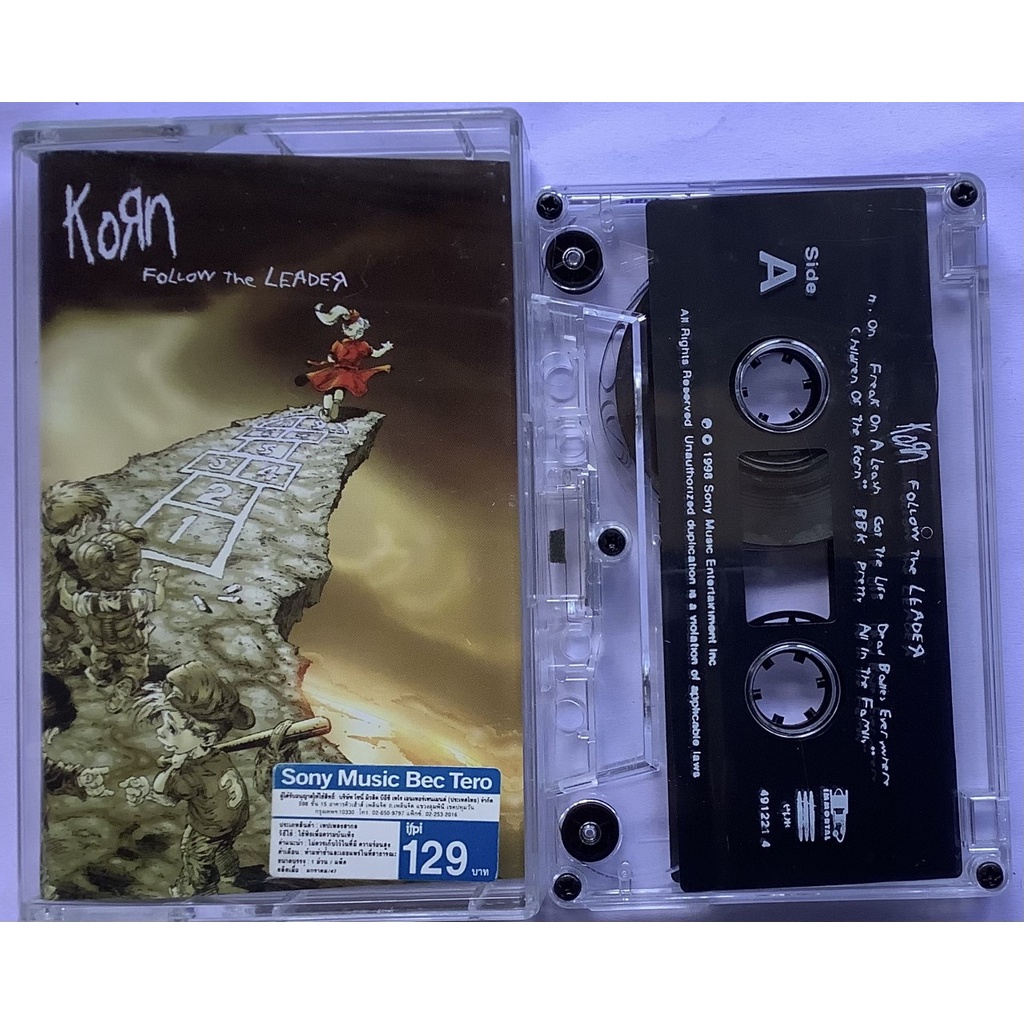 Cassette Tape เทปคาสเซ็ตเพลง Korn อัลบั้ม Follow The Leader ลิขสิทธิ์