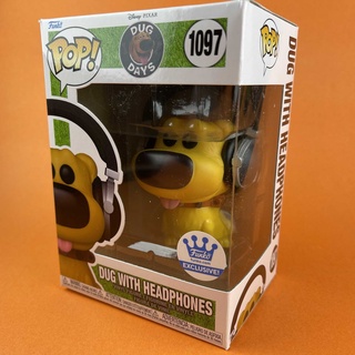 Funko POP Dug with Headphones Dug Days 1097 Funko Shop Exclusive