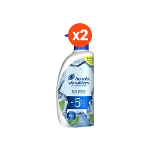 Head and Shoulders แชมพูขจัดรังแค สูตรที่เย็นที่สุด เย็นลบห้าองศา 620 มล. X2 ขวด Anti Dandruff Shampoo Subzero