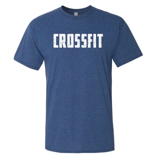 [S-5XL]GILDAN เสื้อยืด แบบนิ่ม พิมพ์ลาย Crosfit Tri-Blend Powerlifting เหมาะกับใส่ออกกําลังกาย สําหรับผู้ชาย