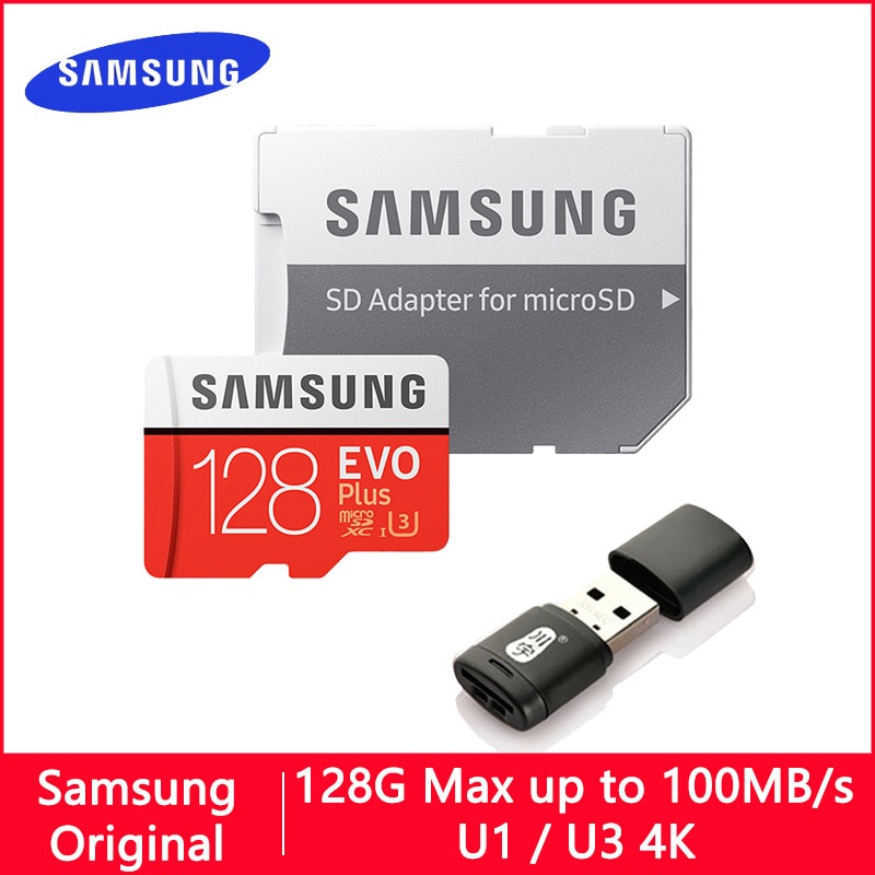 SAMSUNG Plus Micro SD Card 128GB 64GB 32GB 512GB 256GB Micro SD 128gb Flash Memory Card SD Memory