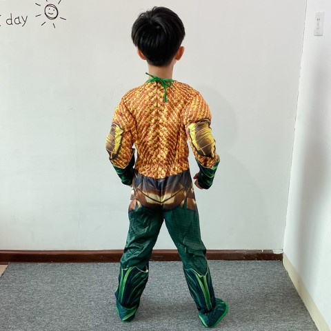 ชุดเด็กแฟนซีราชาน้ำทะเล นักรบมหาสมุทร ธีมทะเลลึก โพไซดอน  คอสเพลย์แฟนตาซี เทพเจ้าแห่งท้องทะเล ราชันย์มหาสมุทร kd22/ac2.7 - รูปที่ 4