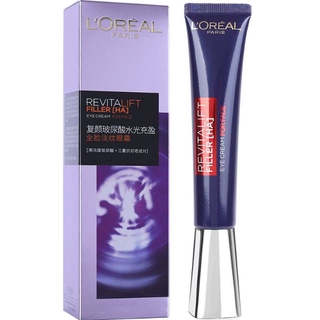 LOREAL Revitalift Filler [HA] Eye for Face Cream ลอรีอัล ปารีส รีไวทัลลิฟท์ อาย ฟอร์ เฟช ลดเลือนริ้วรอย รอบดวงตา 30ml.