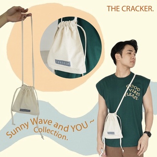 The Cracker : Tiny Bag : กระเป๋าผ้า สะพายข้าง ขนาดพกพา