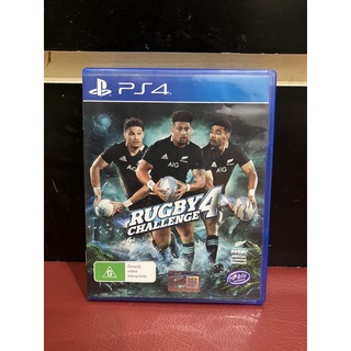 แผ่นเกมแท้💯PS4 [Zone4]: Rugby Challenge4 สภาพแผ่นเกมดี ราคาถูกที่สุด!!!