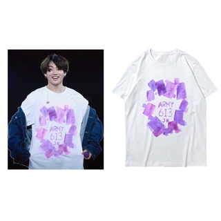 เสื้อเชิ้ต พิมพ์ลาย Bts Jungkook Army 613 JK DTFSize S-5XL