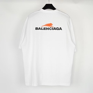 [S-5XL]เสื้อยืดแขนสั้น พิมพ์ลาย B-alenciaga Year of the Tiger