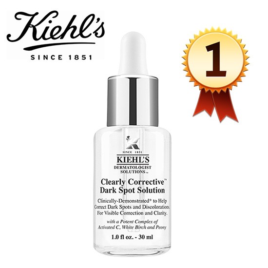 สินค้า ขายดีอันดับ Kiehl's-Clearly Corrective-Dark Spot-Solution 4ml.30ml.50ml.100ml. 1 ราคาส่ง ชุด รีวิว brush-set